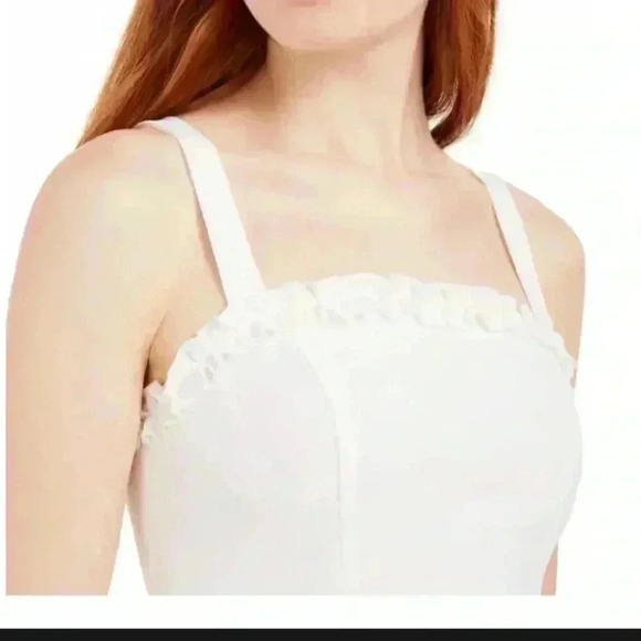 Speechless Resort Sleeveless Square Neck Baby Doll Dress Size M - Picture 3 of 10